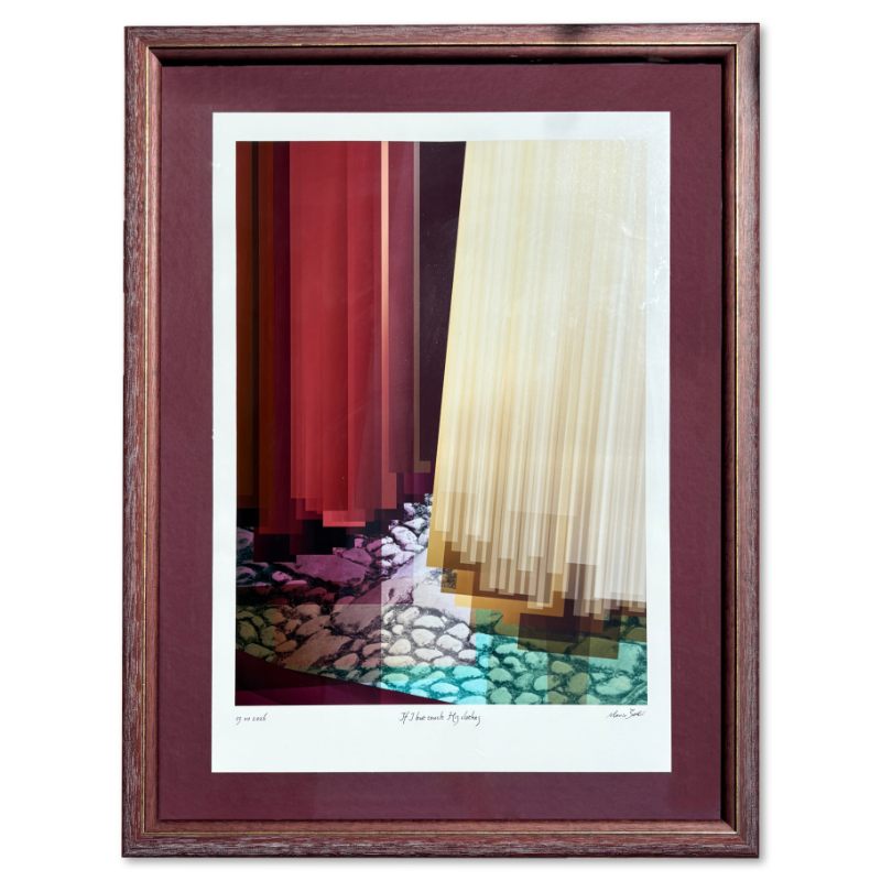 If I but Touch His Clothes | Framed Unique Edition